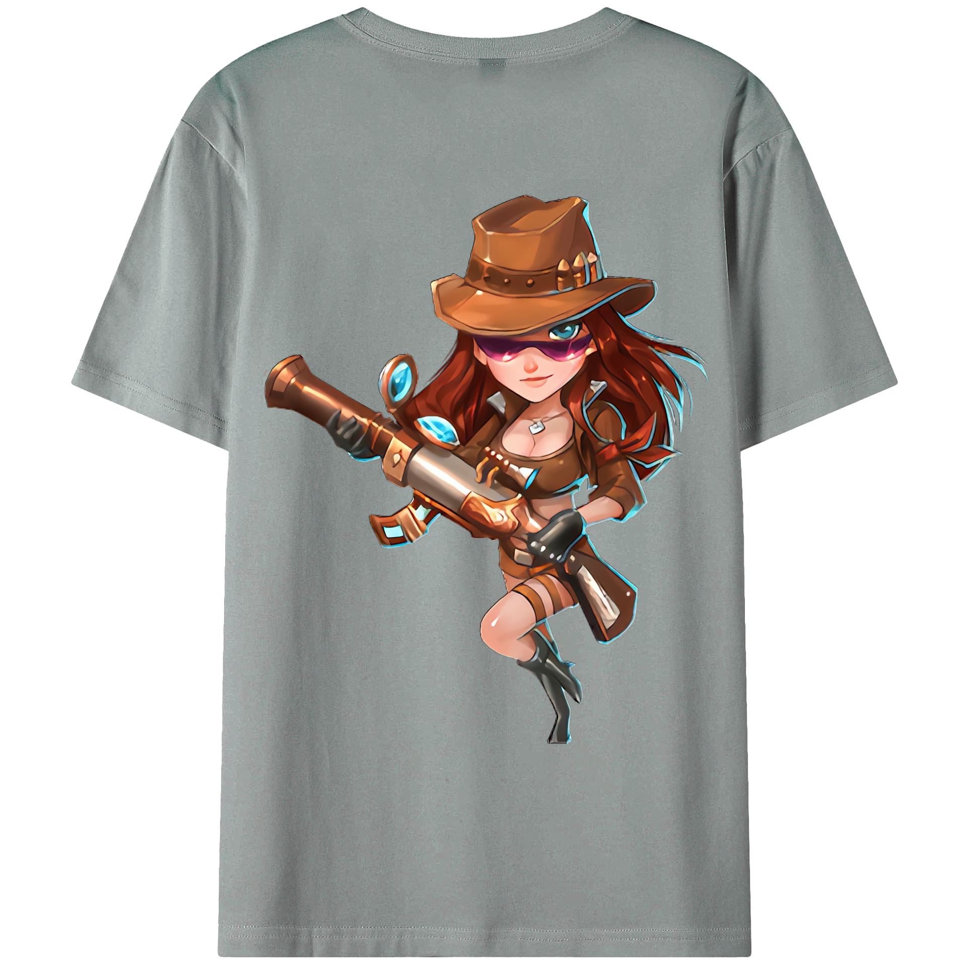 （画像用） リーグ・オブ・レジェンド League of Legends LOL 綿100％ メンズ半袖Tシャツ（バックプリント） 通気性